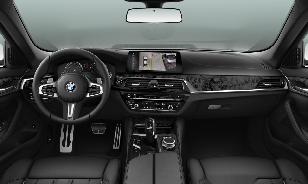 Interior of 2017 BMW 520i (G30), VIN WBAJA12060BJ18480