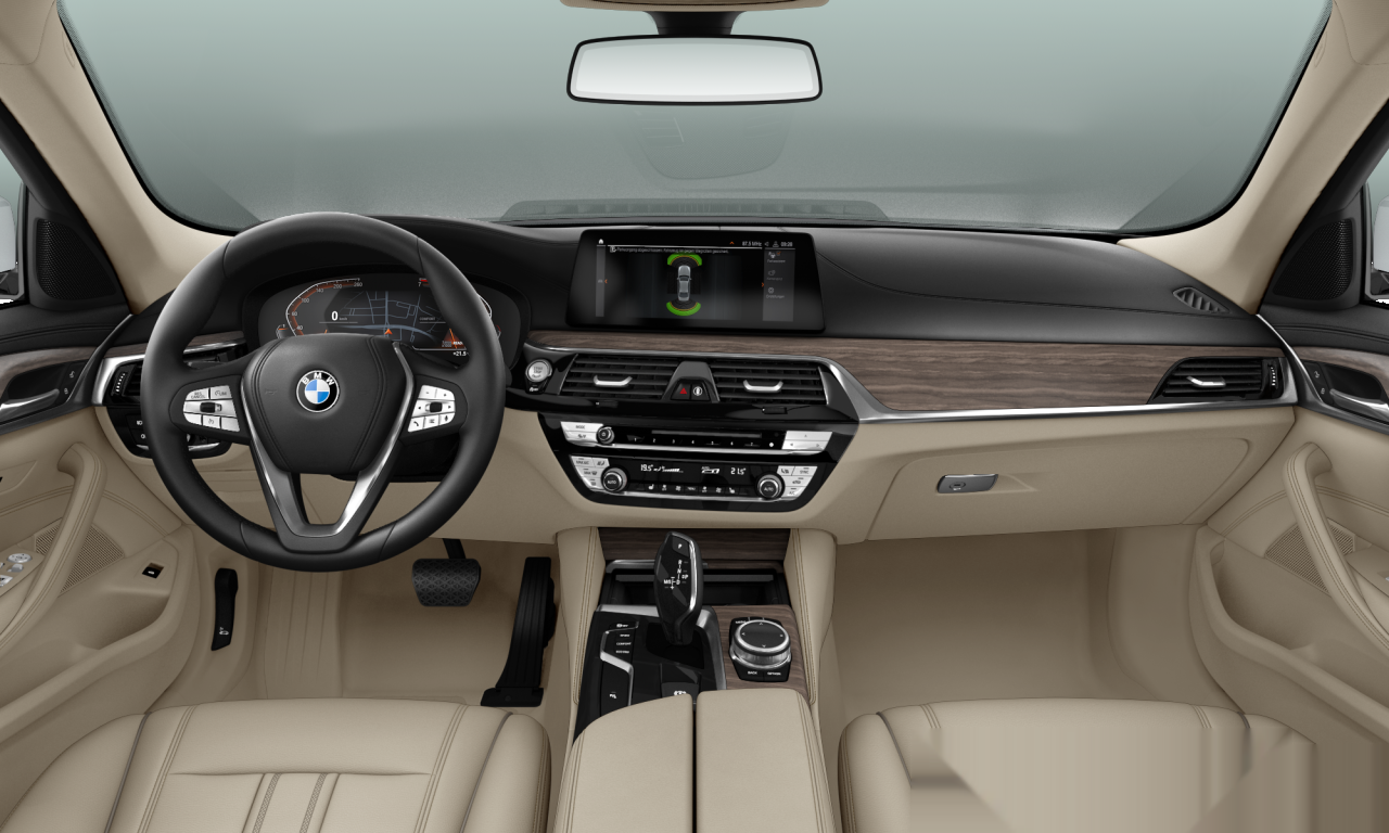 Interior of BMW 520i (G30), VIN WBAJA3108LCE32663
