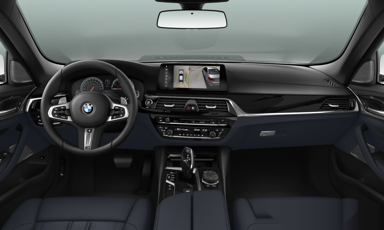 Interior of BMW 530i (G30), VIN WBAJA51010G454355