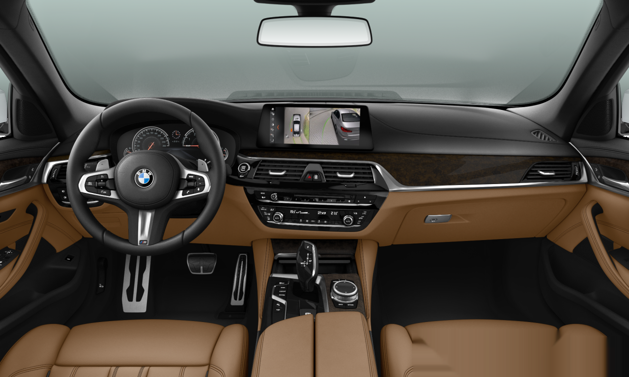 Interior of 2017 BMW 530i (G30), VIN WBAJA5105JG876713