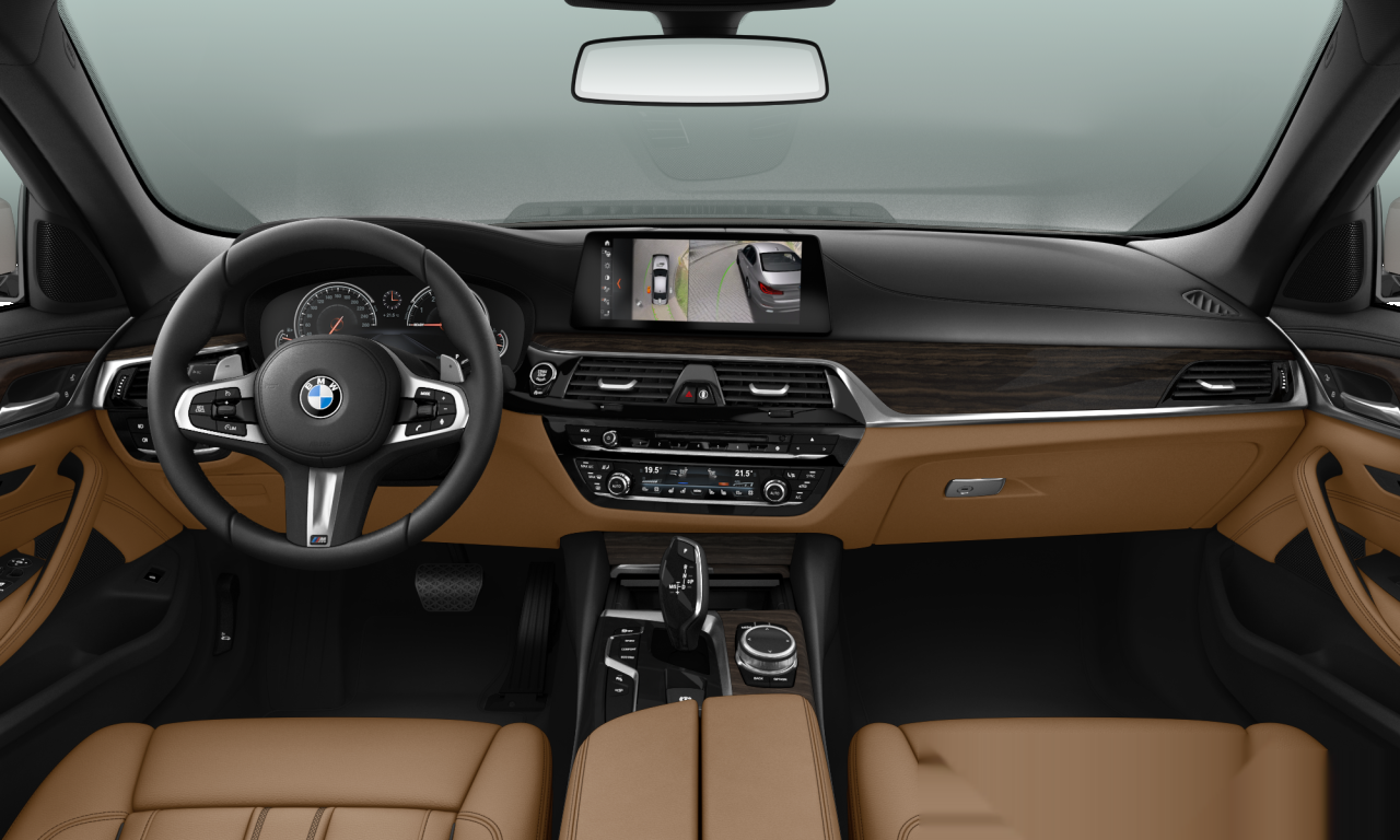 Interior of BMW 530i (G30), VIN WBAJA5106HG453990