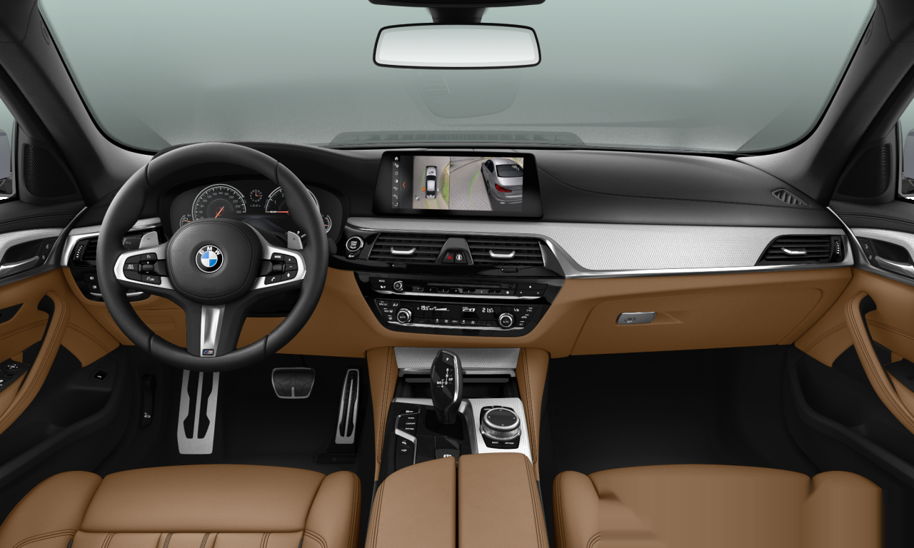 Interior of 2017 BMW 530i (G30), VIN WBAJA52090G884861
