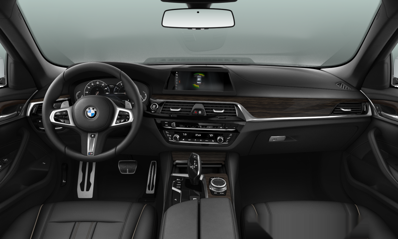 Interior of BMW 530i (G30), VIN WBAJA5C37HG897046