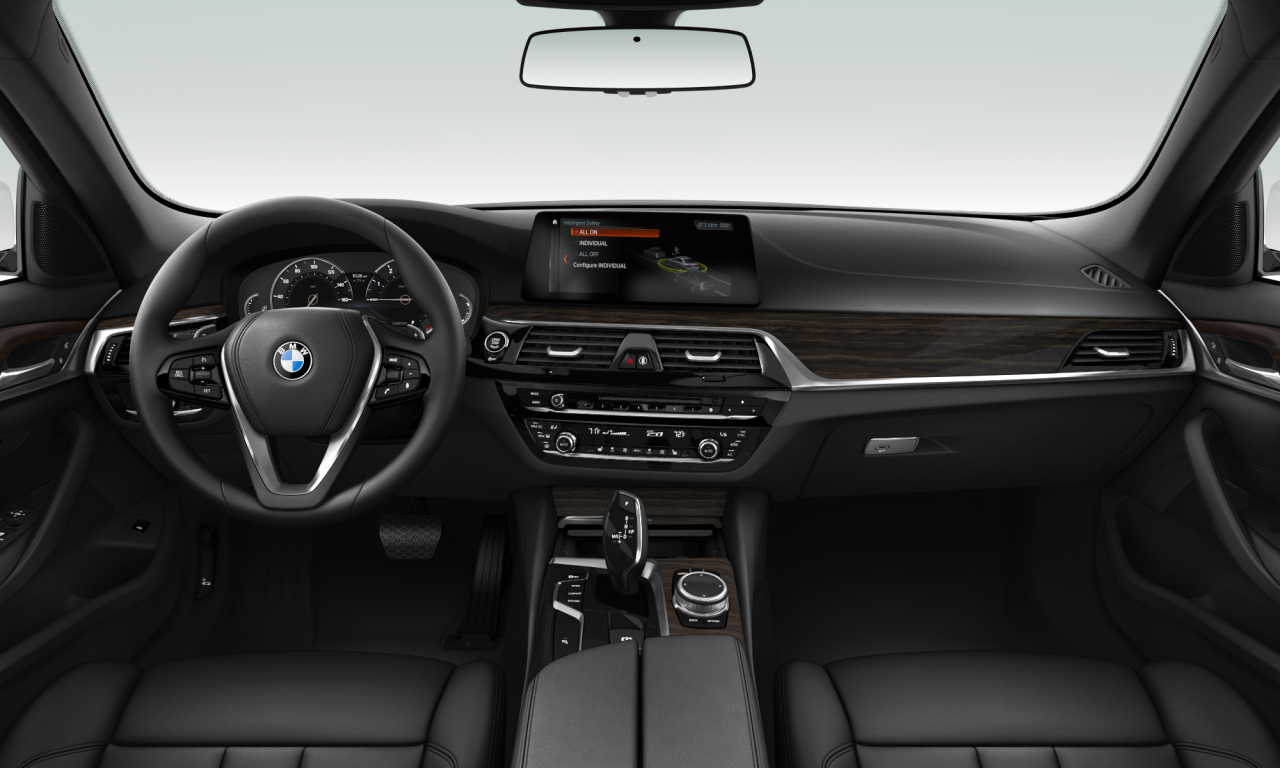 Interior of 2019 BMW 530i (G30), VIN WBAJA5C53KWW07271