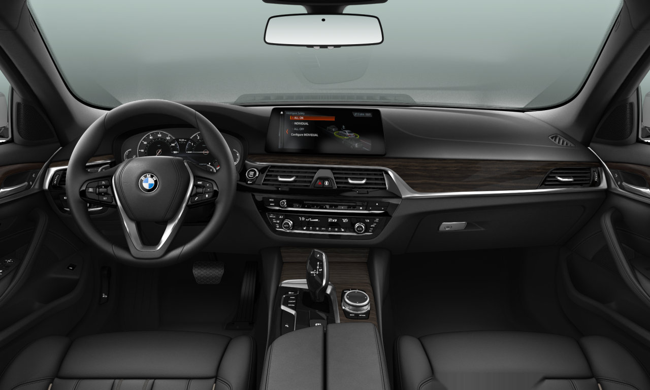 Interior of 2018 BMW 530i (G30), VIN WBAJA5C57JWA56683