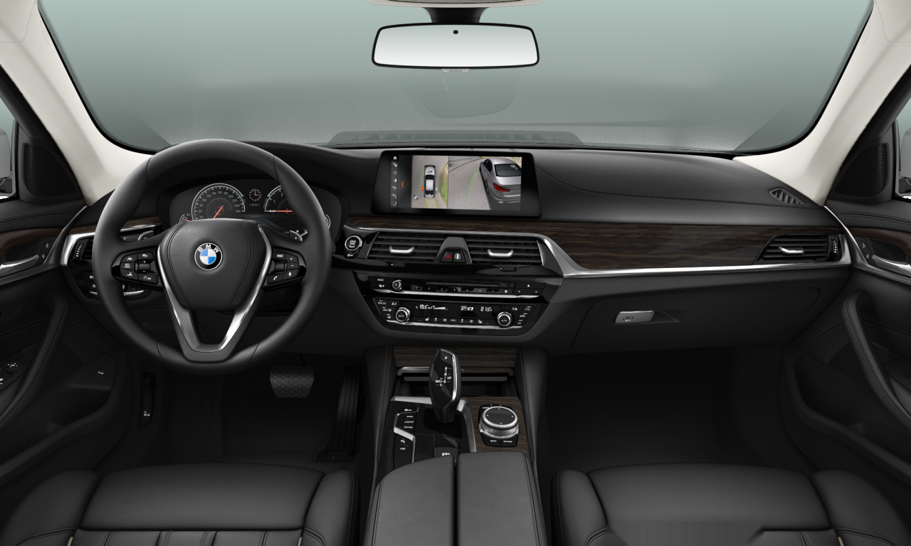 Interior of 2017 BMW 530i xDrive (G30), VIN WBAJA71080WB99482