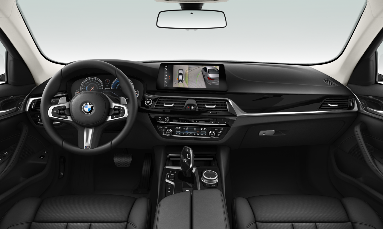 Interior of 2017 BMW 530e iPerformance (G30), VIN WBAJA91010G980749