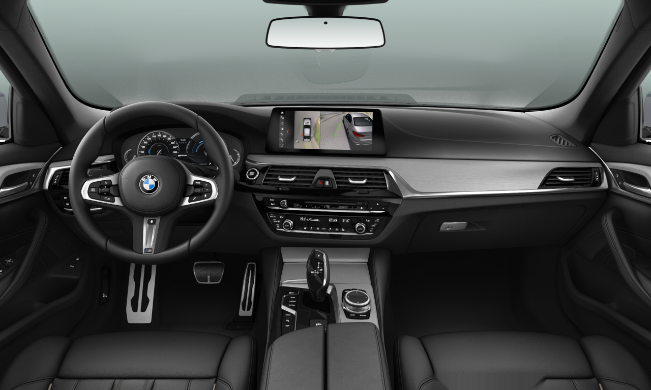 Interior of 2017 BMW 530e iPerformance (G30), VIN WBAJA9101JB031961