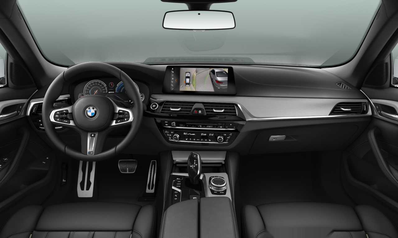 Interior of BMW 530e iPerformance (G30), VIN WBAJA9101JB304347