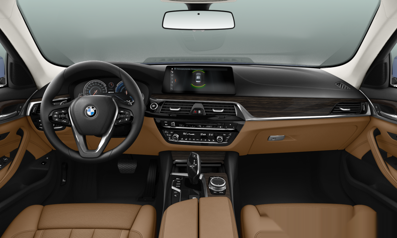 Interior of BMW 530e iPerformance (G30), VIN WBAJA91050B306830