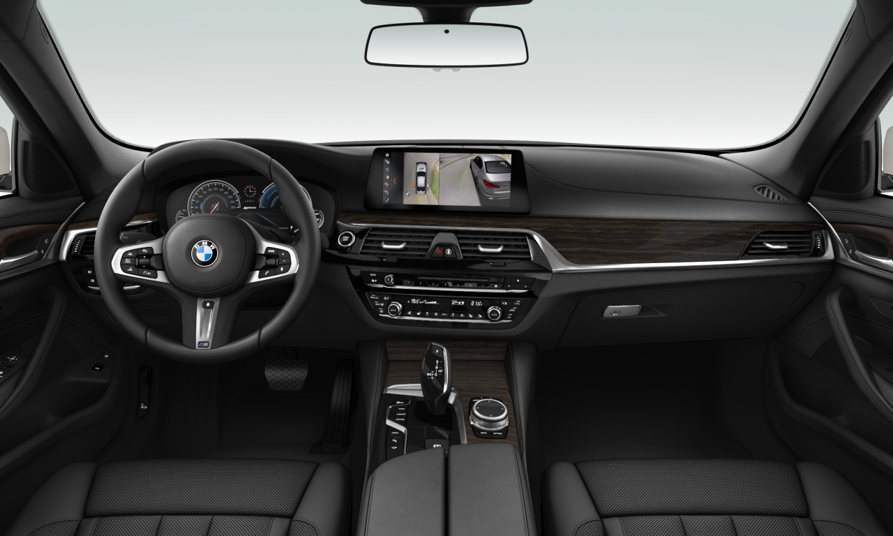 Interior of BMW 530e iPerformance (G30), VIN WBAJA9106HG622235