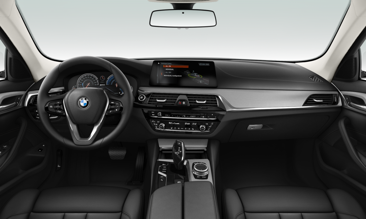 Interior of BMW 530e iPerformance (G30), VIN WBAJA91070B006660