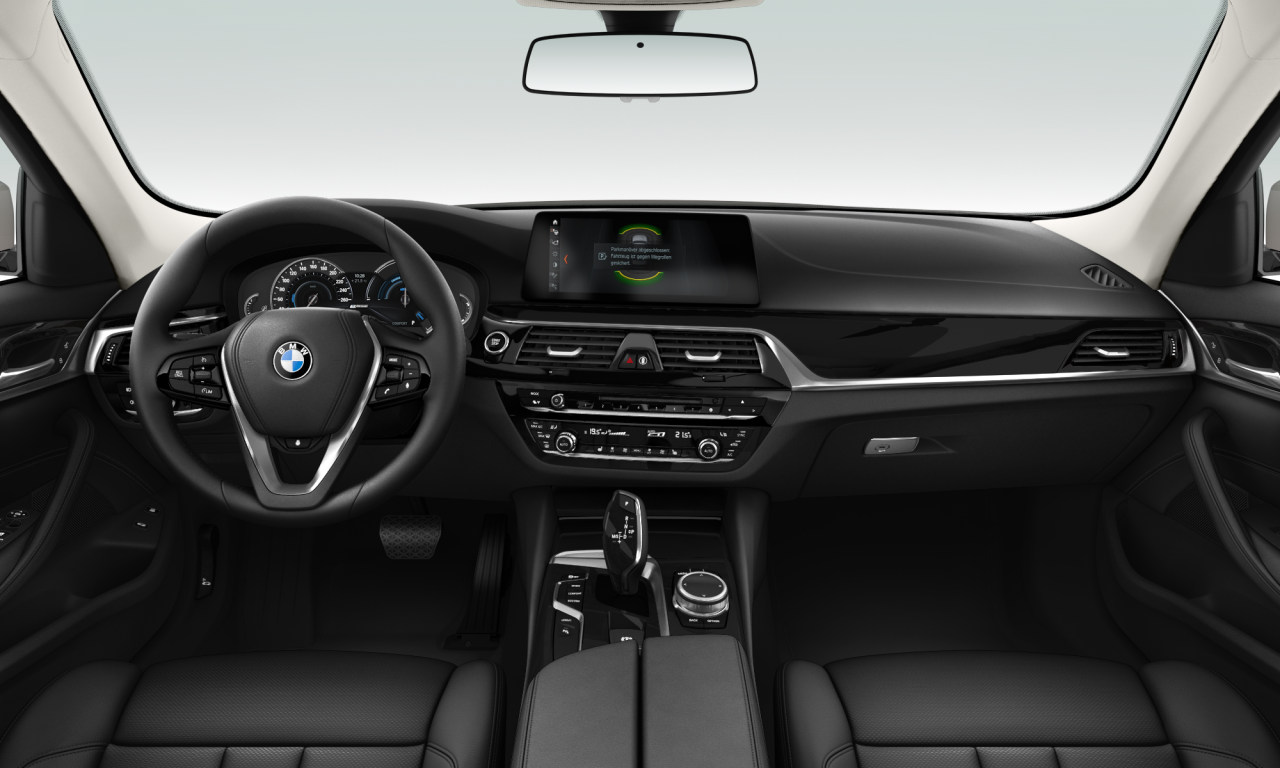 Interior of BMW 530e iPerformance (G30), VIN WBAJA910XHB005787