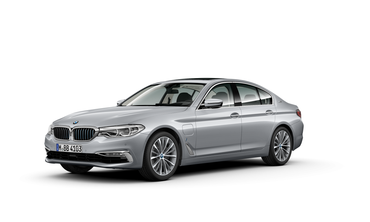Exterior of 2017 BMW 530e iPerformance (G30), VIN WBAJA92000G989859