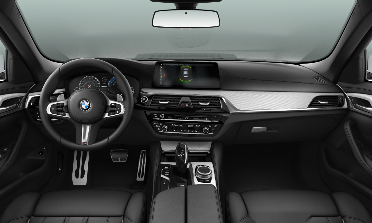 Interior of BMW 530e iPerformance (G30), VIN WBAJA92010BN76233