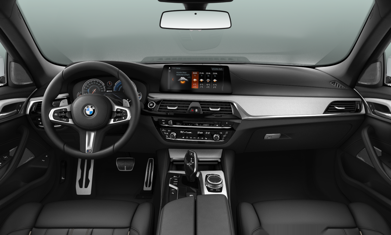 Interior of BMW 530e iPerformance (G30), VIN WBAJA92060G988912