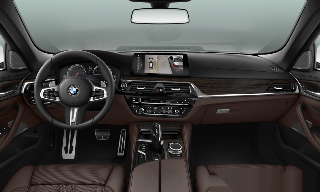 Interior of 2017 BMW 540i (G30), VIN WBAJB310XJWC15107