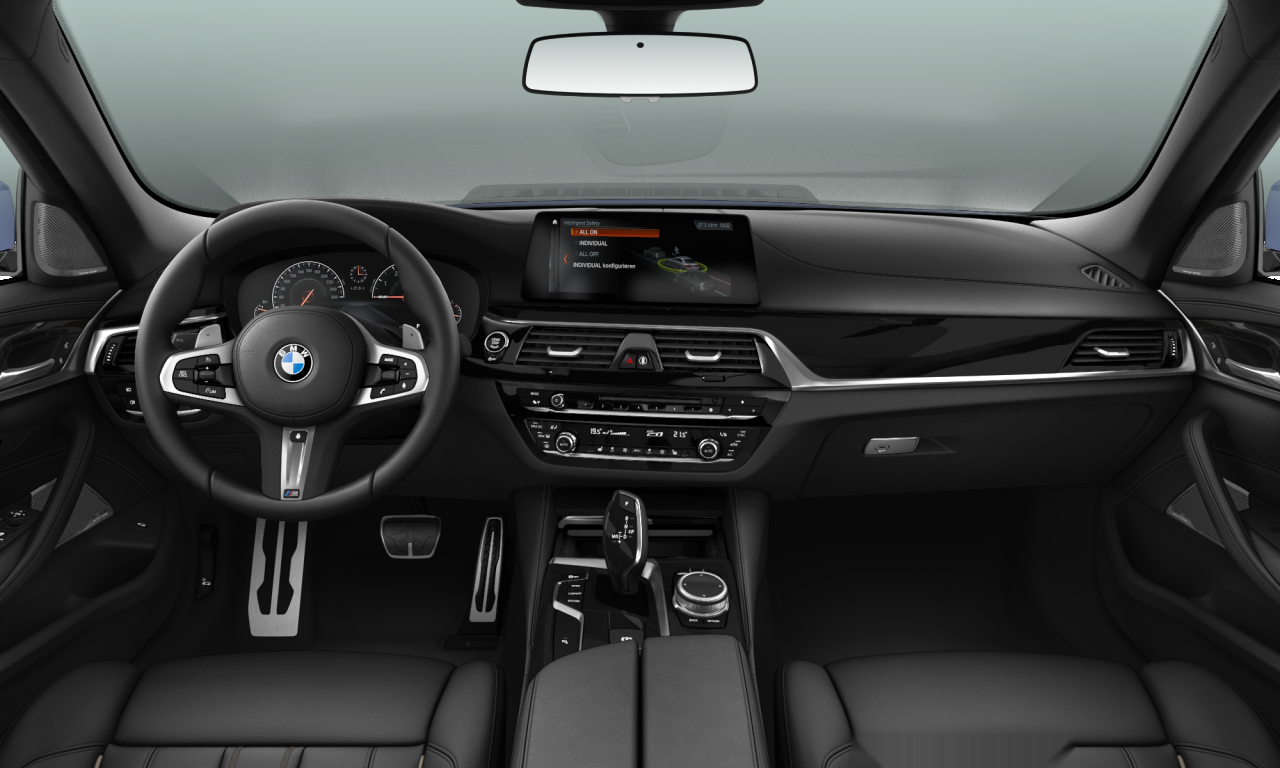 Interior of 2018 BMW 540i xDrive (G30), VIN WBAJB52070WC69778