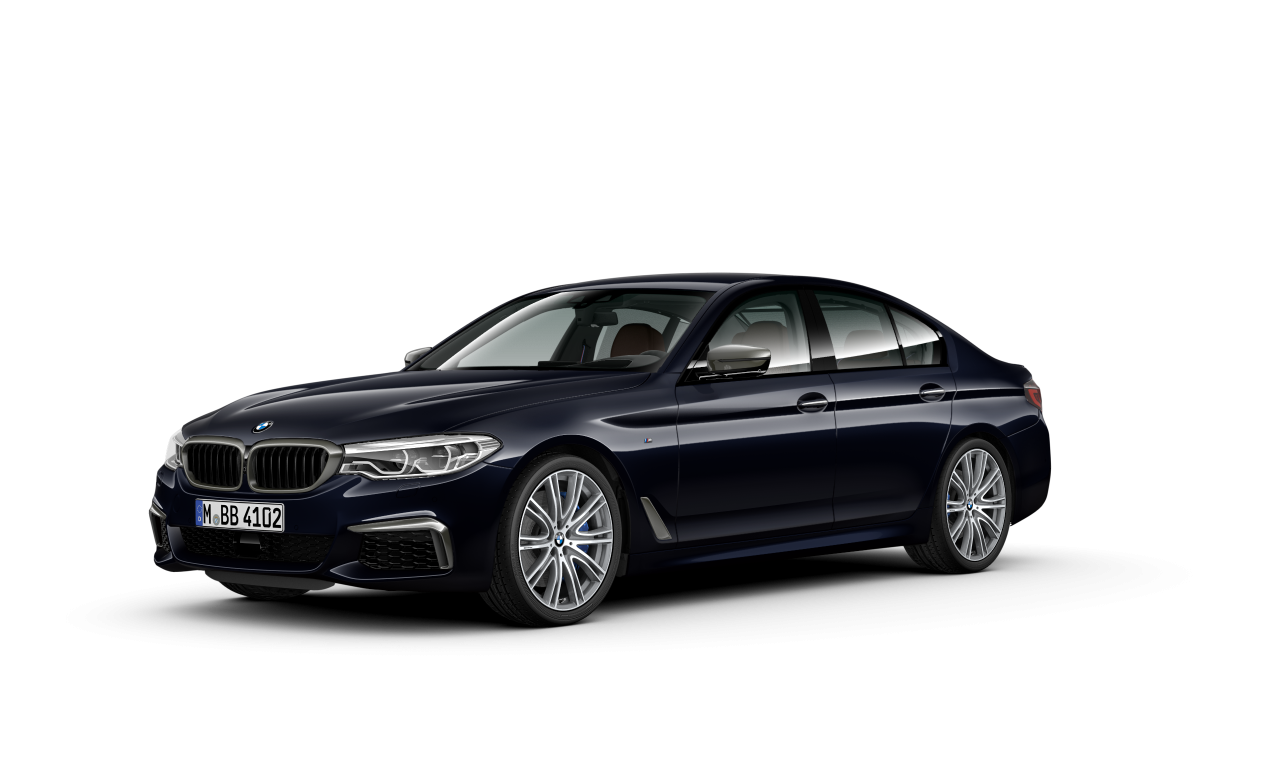 Exterior of 2018 BMW M550i xDrive (G30), VIN WBAJB91020B169083