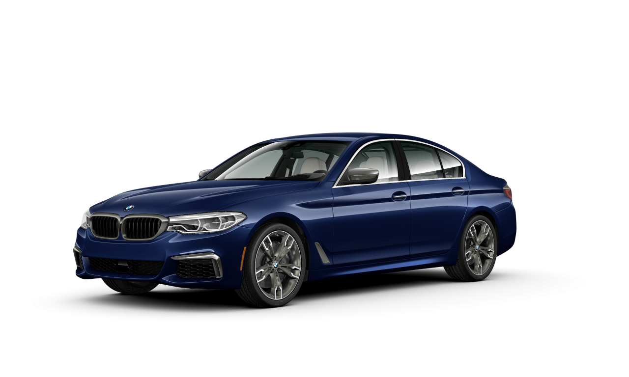 Exterior of 2017 BMW M550i xDrive (G30), VIN WBAJB9C57JB035387