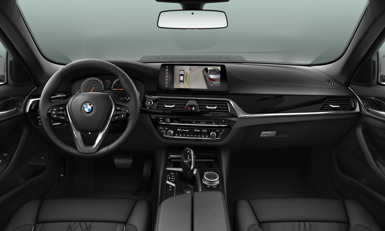 Interior of 2018 BMW 520d (G30), VIN WBAJC31000WA79792