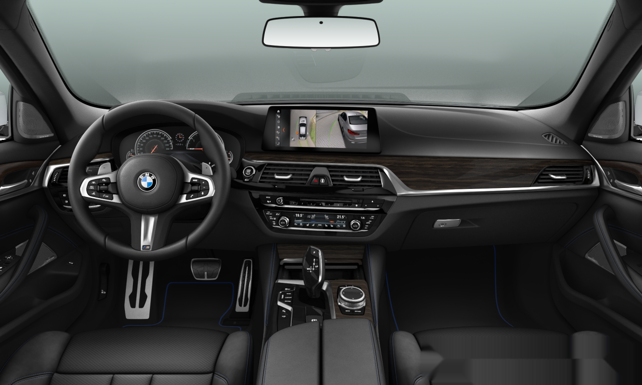Interior of 2017 BMW 520d (G30), VIN WBAJC31030G922973