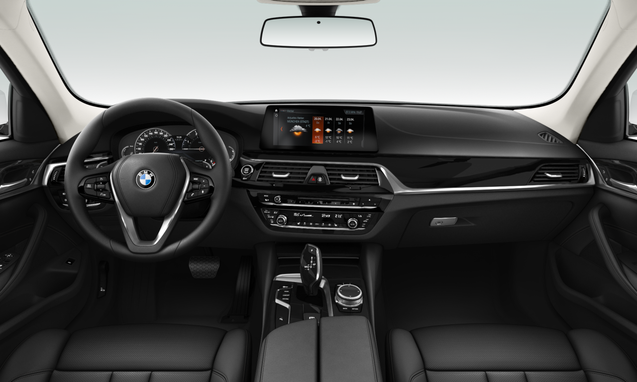 Interior of BMW 520d (G30), VIN WBAJC31040WB80429