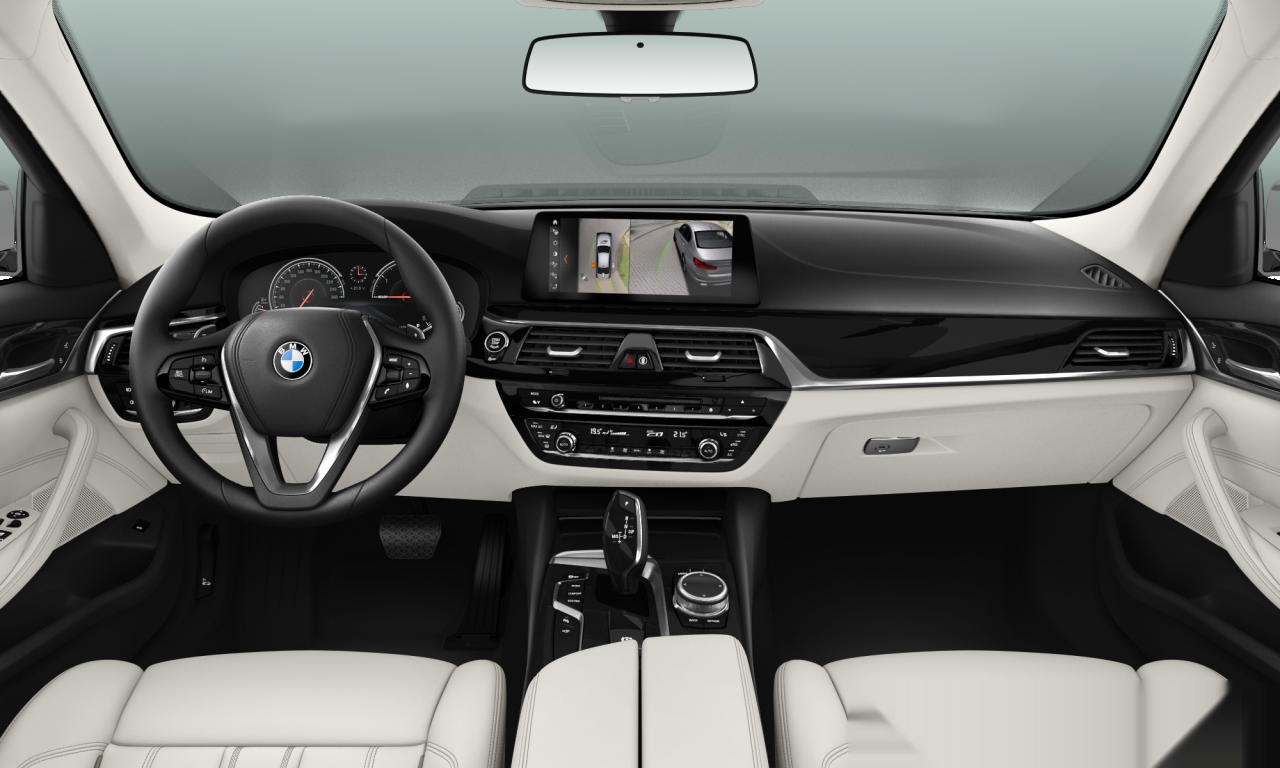 Interior of BMW 520d (G30), VIN WBAJC31050WB77331