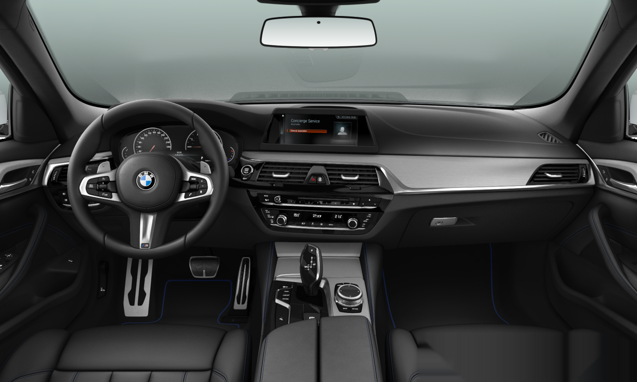 Interior of 2018 BMW 520d (G30), VIN WBAJC31060DB28845