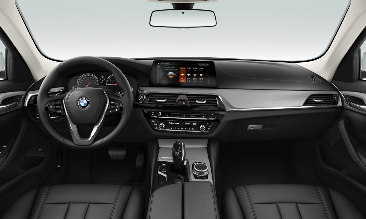 Interior of BMW 520d (G30), VIN WBAJC32010WB96120
