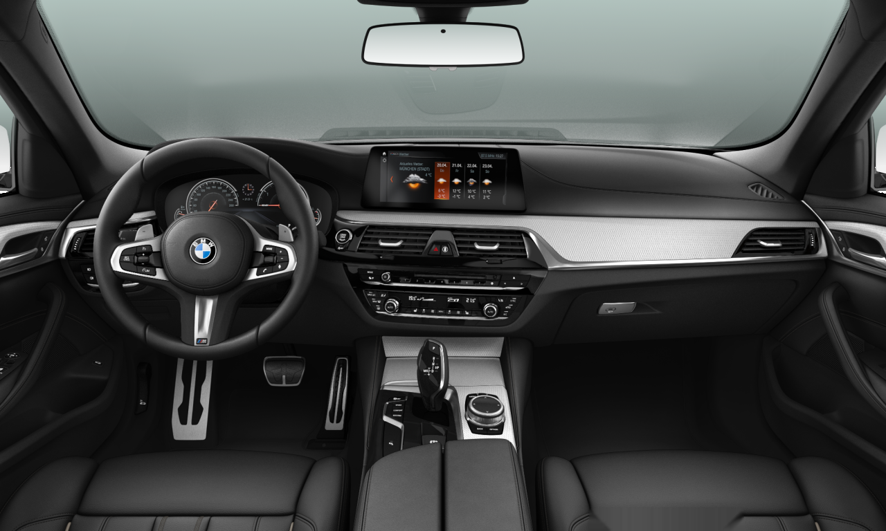 Interior of BMW 520d (G30), VIN WBAJC32020B075536