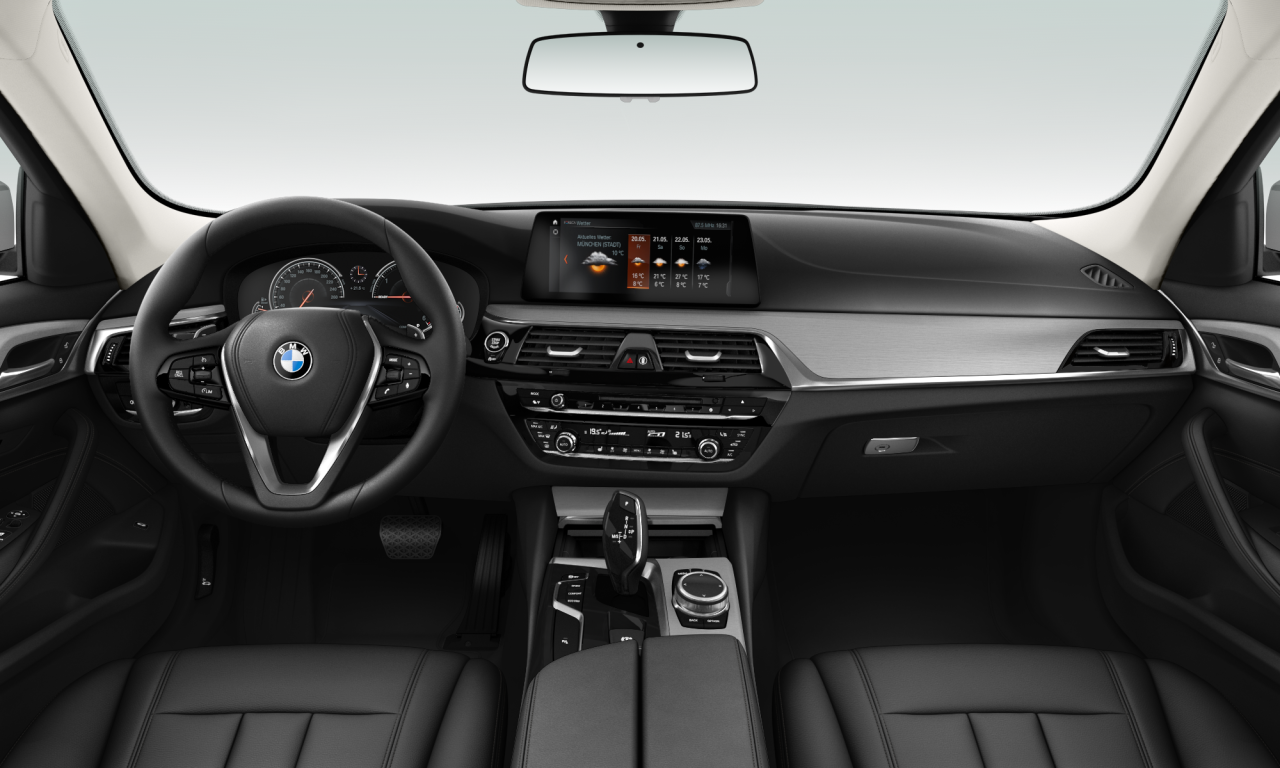 Interior of 2017 BMW 520d (G30), VIN WBAJC32070G864090