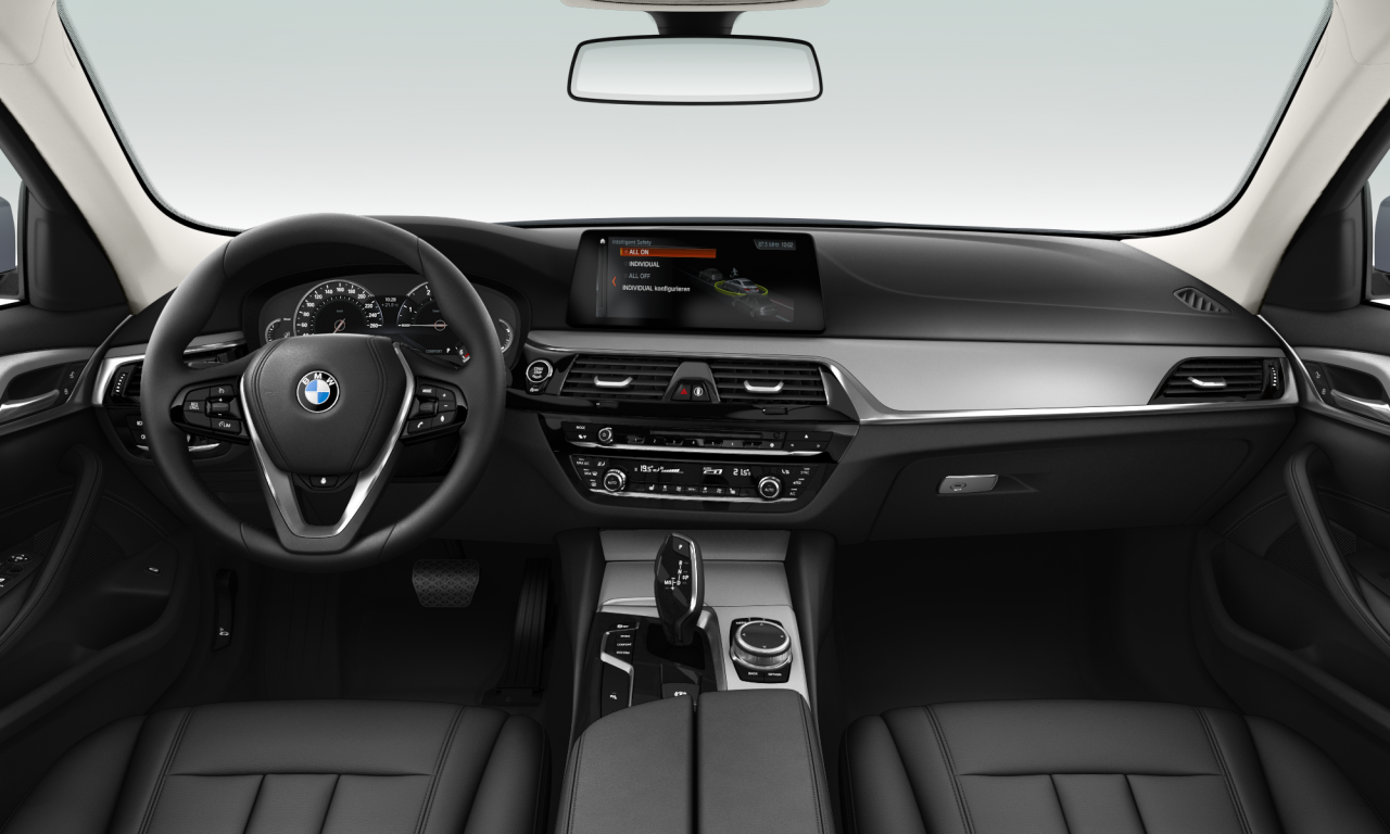 Interior of BMW 520d xDrive (G30), VIN WBAJC51020G468291