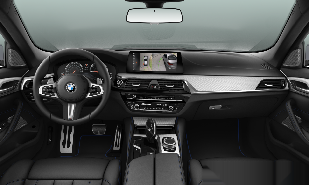 Interior of 2017 BMW 520d xDrive (G30), VIN WBAJC51040WB83875