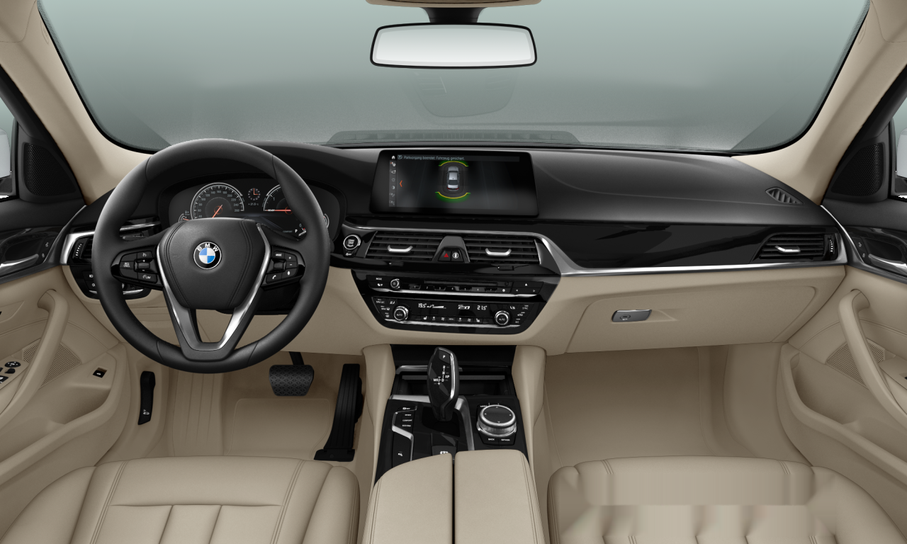 Interior of BMW 520d xDrive (G30), VIN WBAJC5104JWC62674