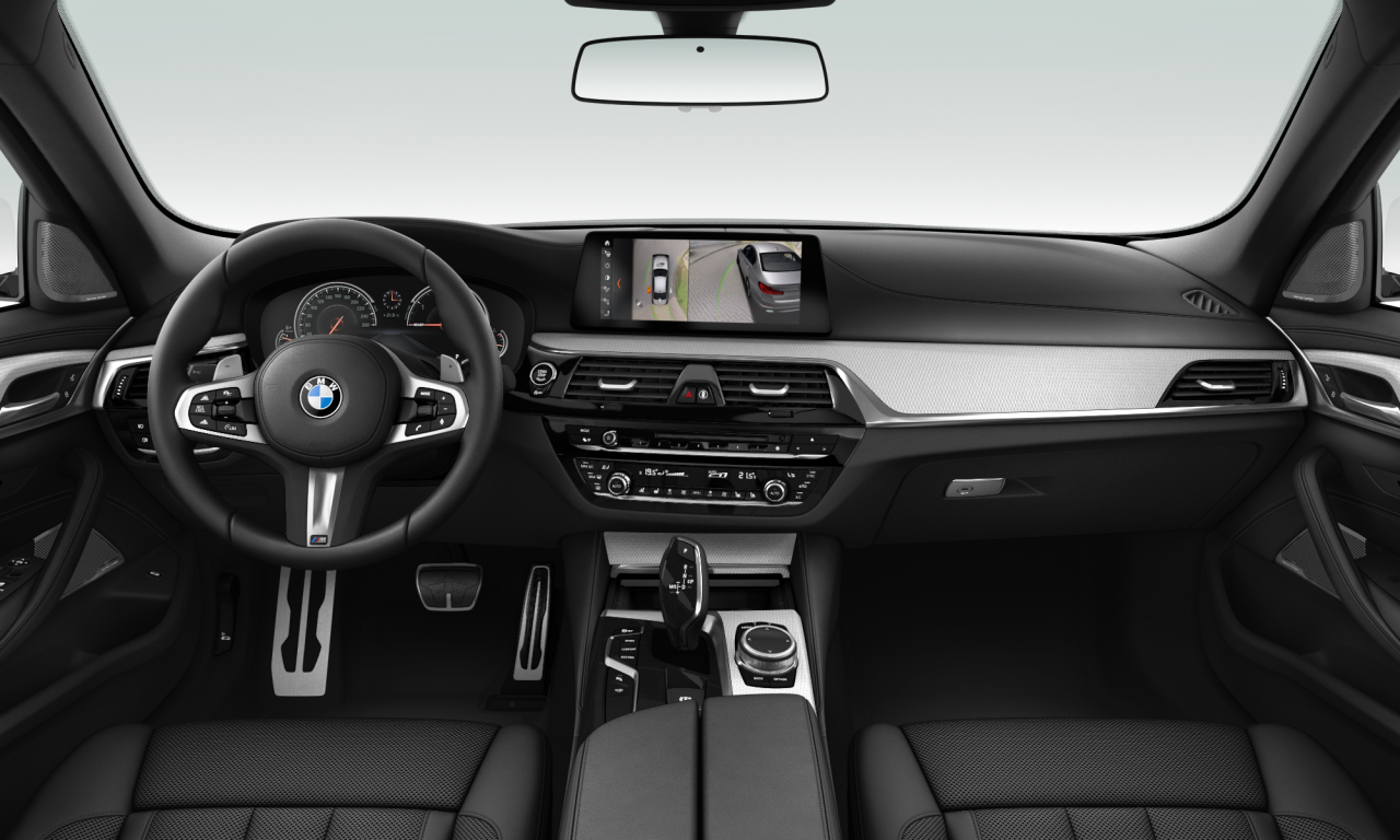 Interior of 2017 BMW 520d xDrive (G30), VIN WBAJC510X0G851234