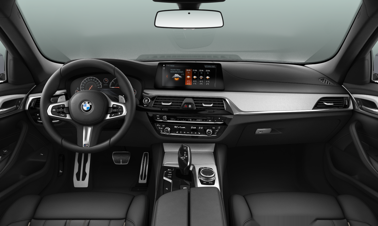 Interior of 2018 BMW 530d (G30), VIN WBAJC92070B296973