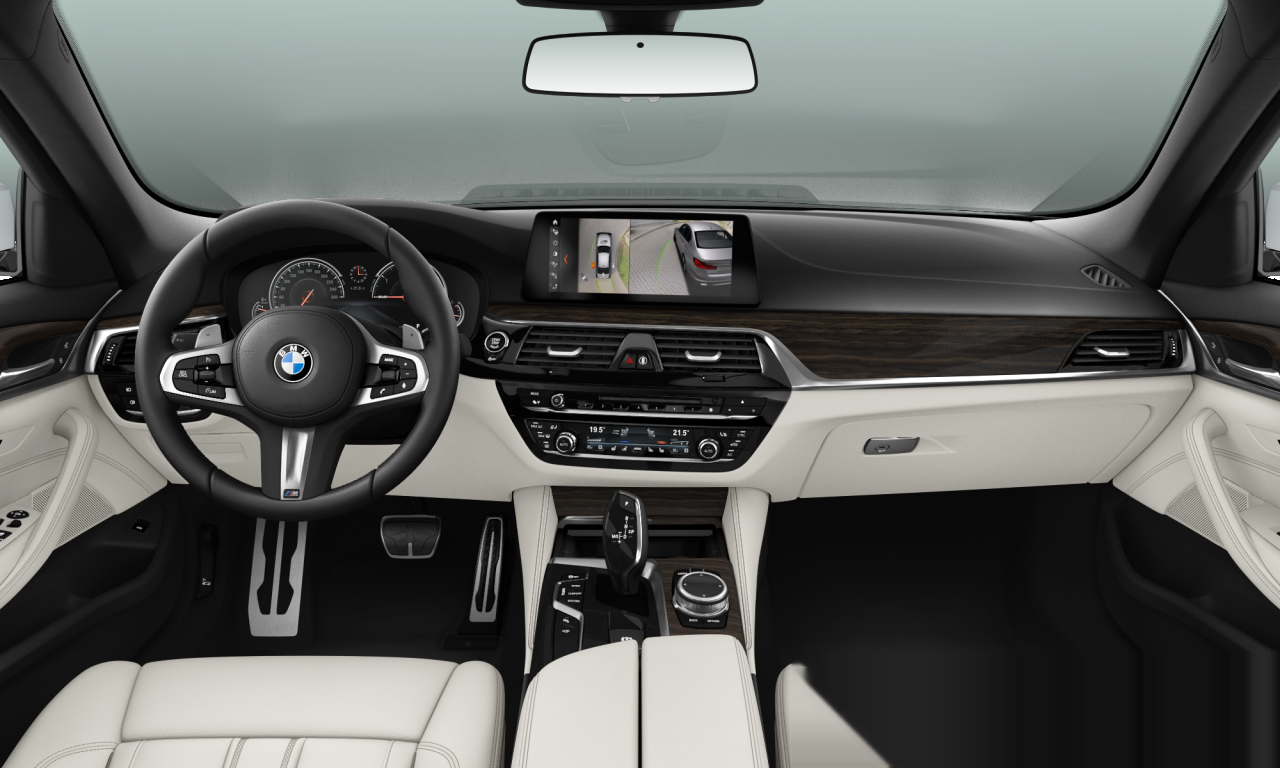 Interior of BMW 530d xDrive (G30), VIN WBAJD11040B195941