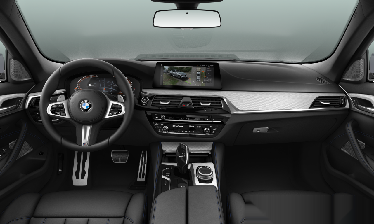 Interior of 2020 BMW 530d xDrive (G30), VIN WBAJD11060CE54006