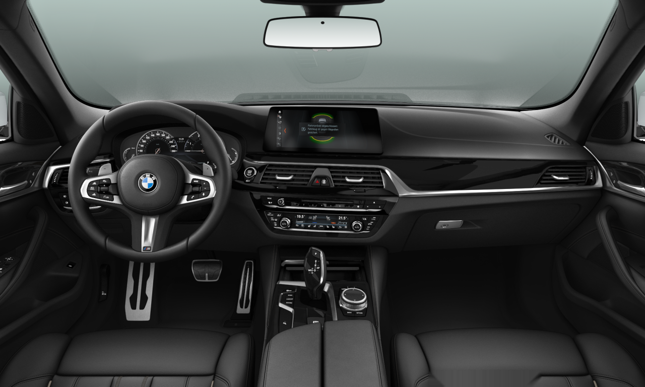 Interior of 2017 BMW 530d xDrive (G30), VIN WBAJD110X0G878259