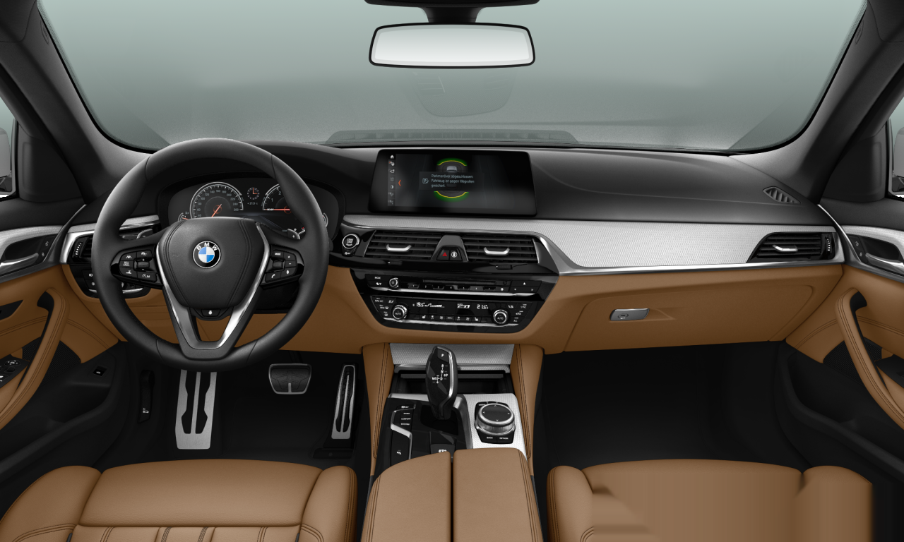 Interior of 2017 BMW 530i (G30), VIN WBAJD3102JWC12874