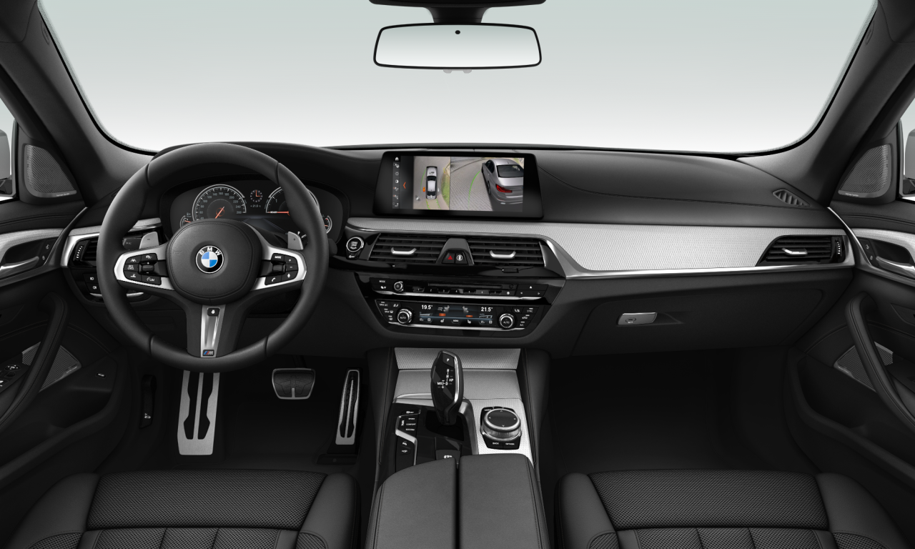 Interior of BMW 540d xDrive (G30), VIN WBAJD51050BL19173