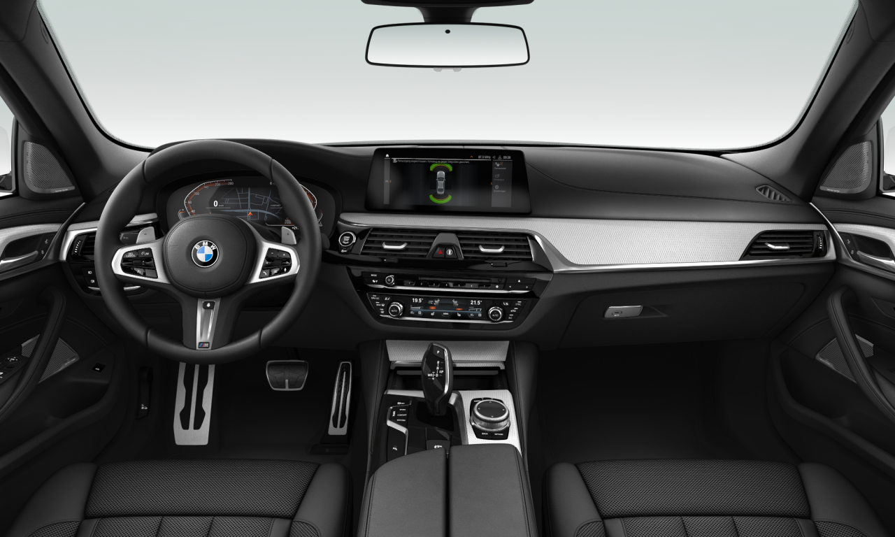 Interior of 2020 BMW 540d xDrive (G30), VIN WBAJD51050CE81155