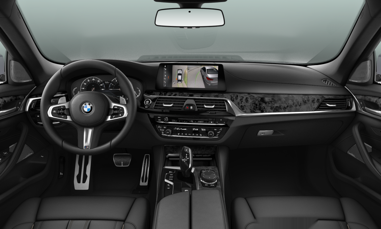 Interior of BMW 540i (G30), VIN WBAJE5C30HG916766