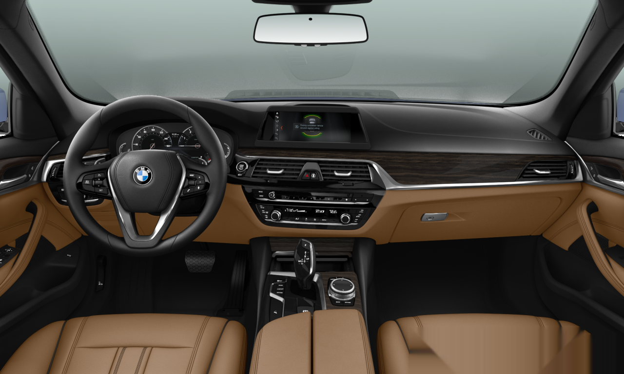 Interior of BMW 540i (G30), VIN WBAJE5C31HG914296