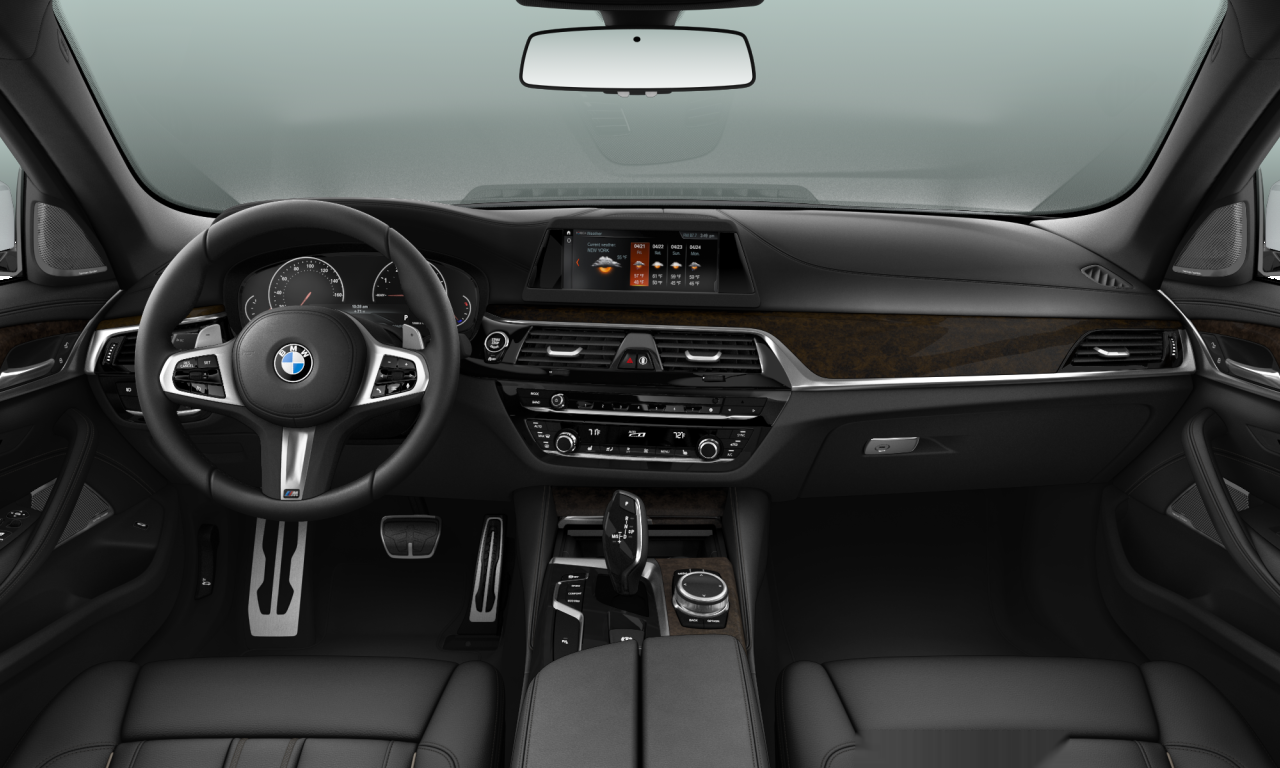 Interior of BMW 540i (G30), VIN WBAJE5C31HG914654