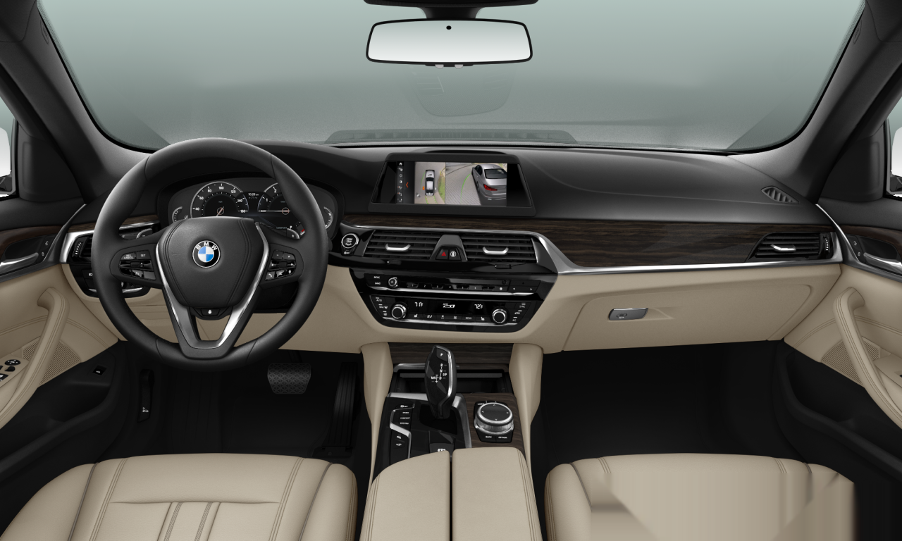 Interior of BMW 540i (G30), VIN WBAJE5C35HG913541