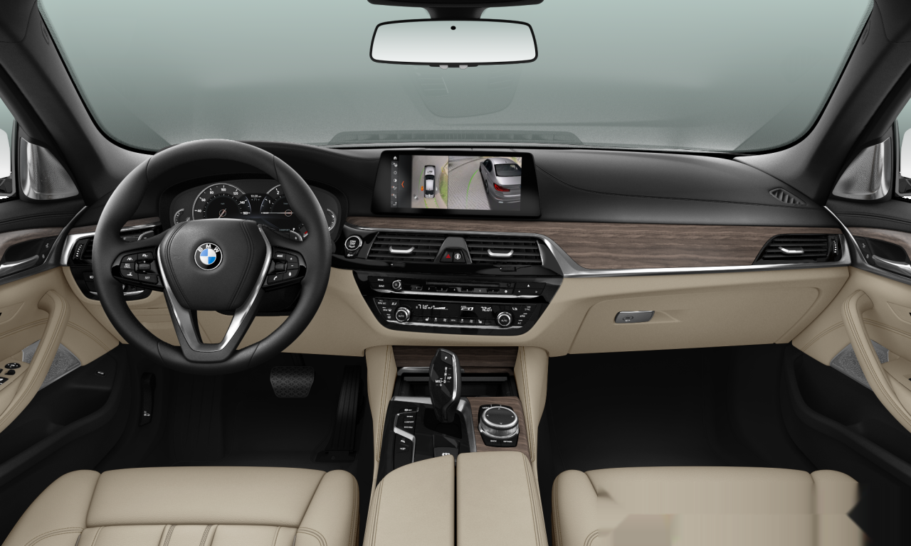 Interior of BMW 540i (G30), VIN WBAJE5C35HG916472