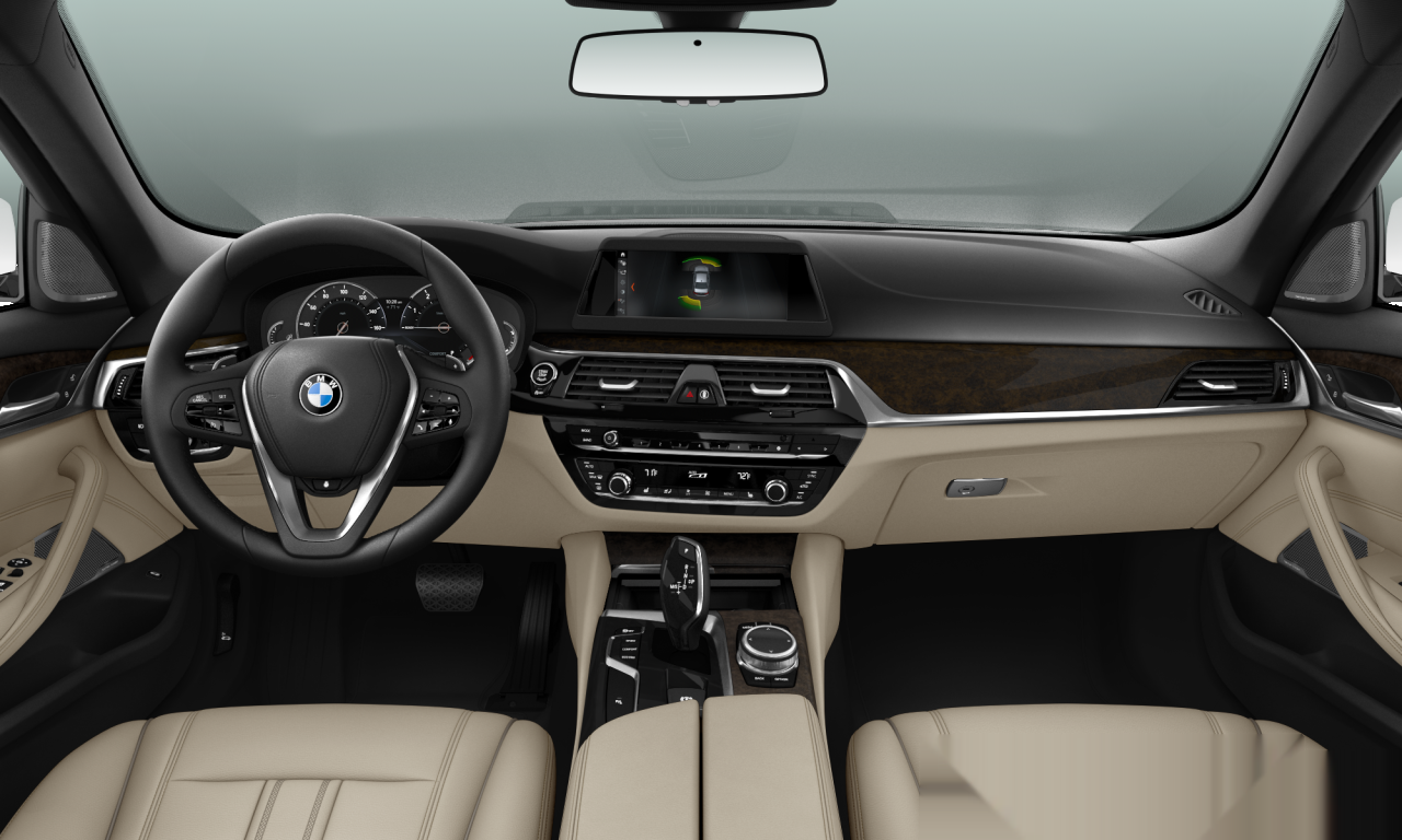 Interior of BMW 540i (G30), VIN WBAJE5C39HG914143