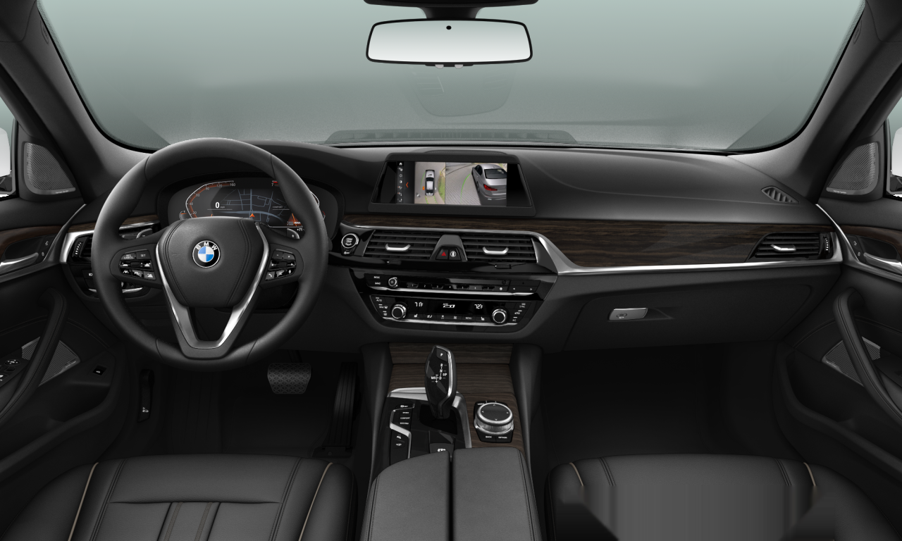 Interior of BMW 540i (G30), VIN WBAJE5C57JG918070